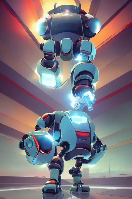 Image similar to metabots medabots medarotto medarot robot minimalist comics, behance hd by jesper ejsing, by rhads, makoto shinkai and lois van baarle, ilya kuvshinov, rossdraws global illumination ray tracing hdr radiating a glowing aura