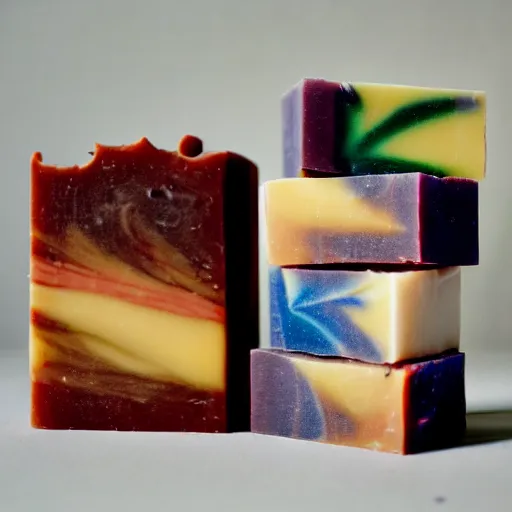 Image similar to a soap is wearing as an artist