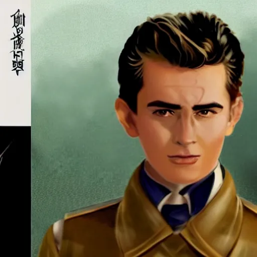 Prompt: a highly detailed epic cinematic concept art CG render digital painting artwork costume design: young James Dean as a well-kept neat perfect formal student in a 1950s USSR school uniform. By Mandy Jurgens, Lim Chuan Shin, Simon Cowell, Barret Frymire, Dan Volbert, Beeple, Butcher Billy, David Villegas, Irina French, Heraldo Ortega, Rachel Walpole, Jeszika Le Vye, trending on ArtStation, excellent composition, cinematic atmosphere, dynamic dramatic cinematic lighting, aesthetic, very inspirational, arthouse