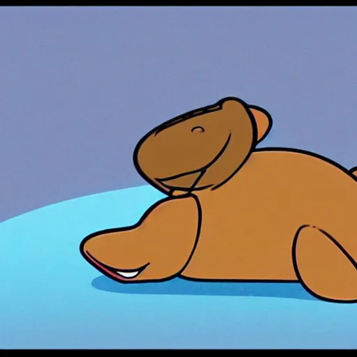 Prompt: a disney animated cartoon of a friendly platypus
