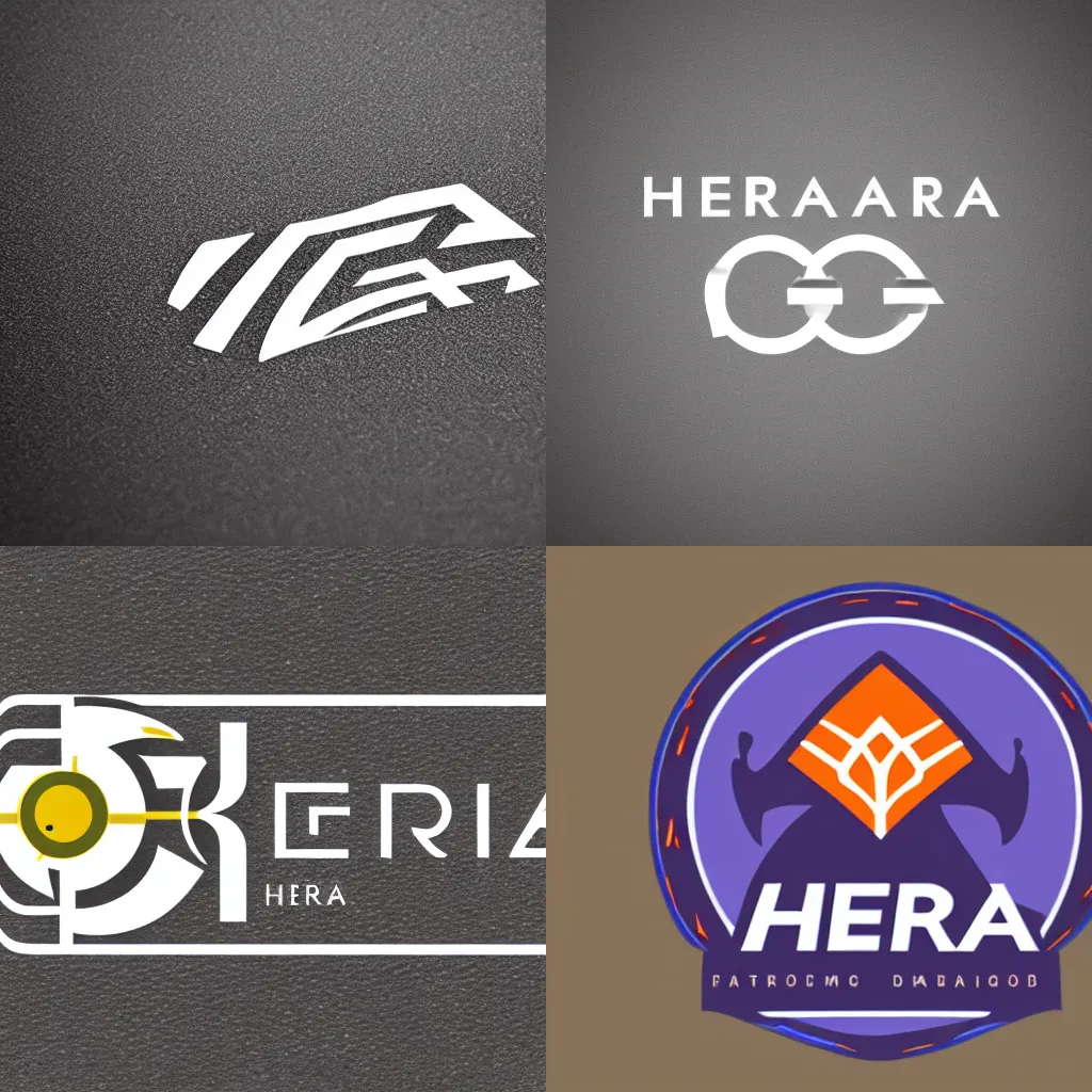 Prompt: hera logo design