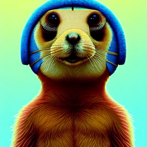 Prompt: cute fluffy prairie dog :: by Martine Johanna and Simon Stålenhag and Chie Yoshii and Casey Weldon and Guillermo del toro :: ornate, dynamic, particulate, rich colors, intricate, elegant, highly detailed, centered, artstation, smooth, sharp focus, octane render, 3d