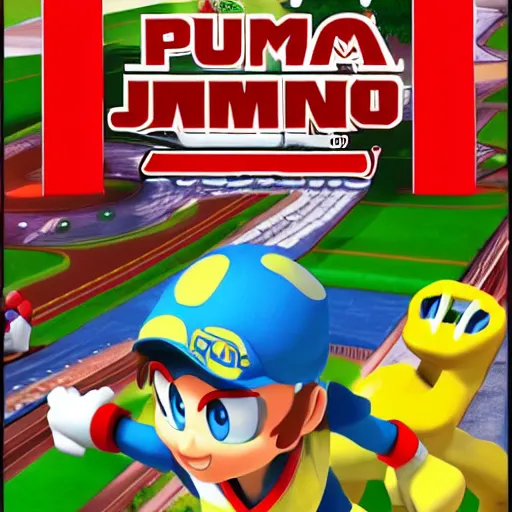 Prompt: Cover of the jump-and-run video game Platora released by Nintendo for the Switch console in 2025