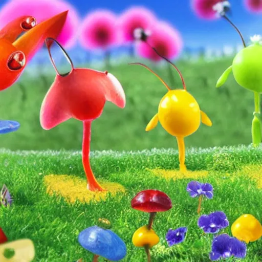 Prompt: pikmin game