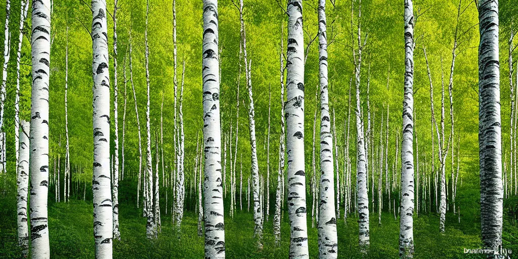 Image similar to lush birch forest, dense vegetation, against light, bright details, contrasting, daylight, highly detailed, by dieter rams 2 0 0 0, national geographic magazine, reportage photo, natural colors