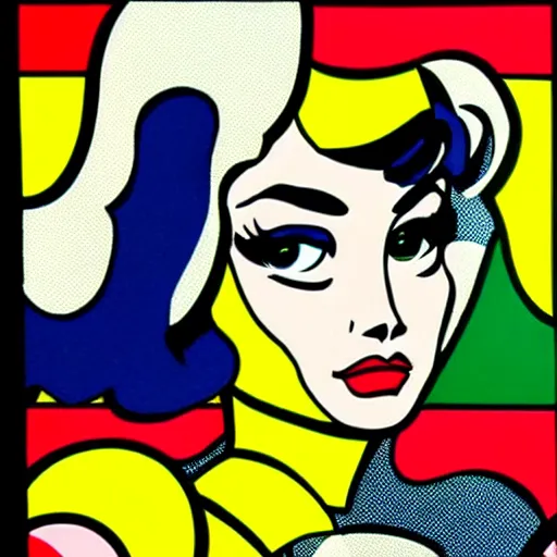 Image similar to roy lichtenstein, pop art, comic book