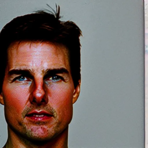 Prompt: a passport photo of Tom Cruise