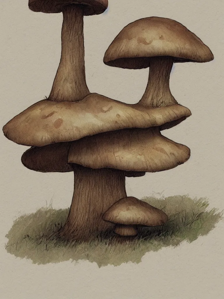 Image similar to sitting on a mushroom by disney concept artists, blunt borders, rule of thirds!