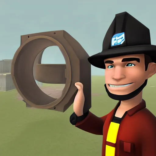 Prompt: team fortress 2 engineer