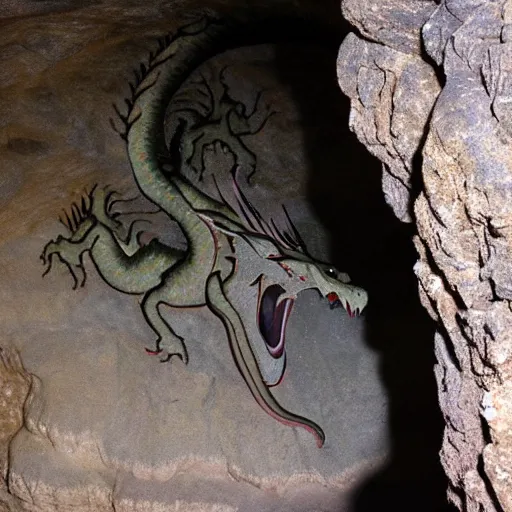 Image similar to Opening of cave resembles dragon with open mouth