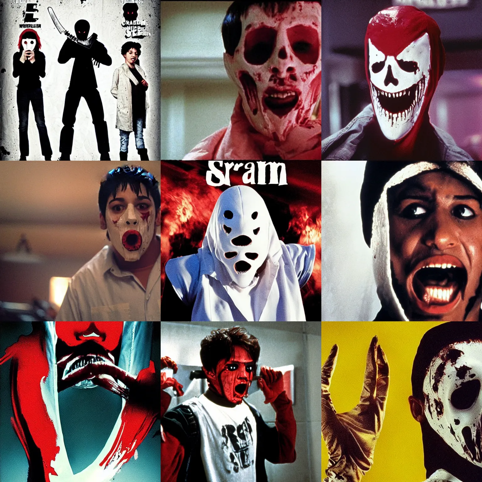 Prompt: scream movie ghostface killer