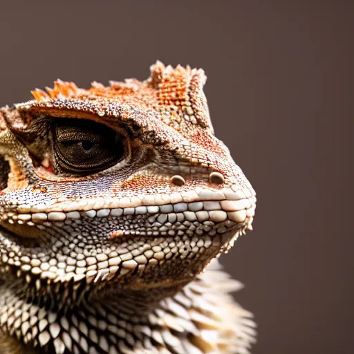 Image similar to dslr portrait still of a bearded dragon dressed like abe lincoln, 8 k 8 5 mm f 1. 4