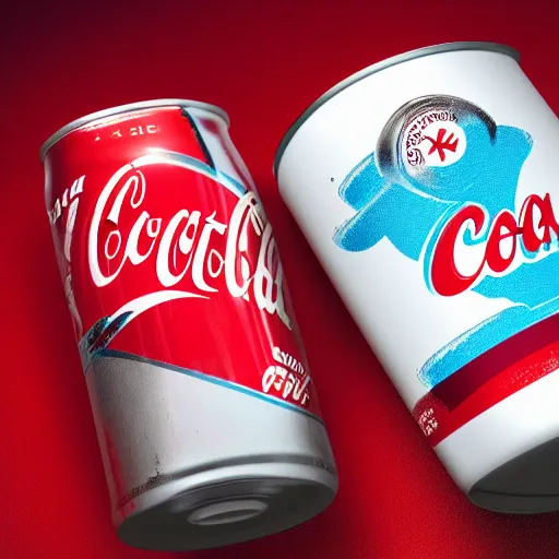 Image similar to a can of Coca Cola, product photography, 4K, award winning