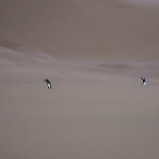 Image similar to penguins sand dunes,, photography