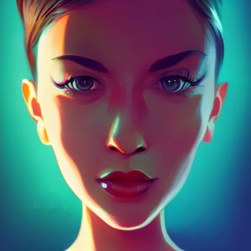 Image similar to digital painting of Hollywood Star caricature horn slap head beautiful face, illustration, global illumination lighting, lois van baarle, ilya kuvshinov, rossdraws, artstation GTA style