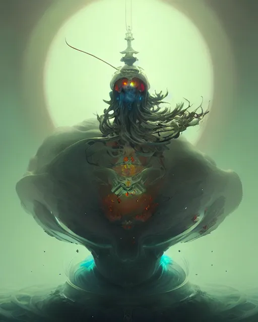 Prompt: king of time reaper, complex 3 d render by peter mohrbacher, ilya kuvshinov, victo ngai, ryohei hase, dramatic lighting, intricate, highly detailed, sharp focus, unreal engine, blender, artstation, masterpiece