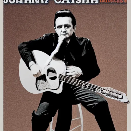 Prompt: johnny cash running for president