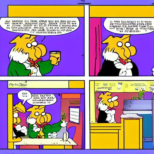 Image similar to garfield comic strip by jim davis