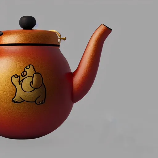 teapot shaped like a cow, Stable Diffusion