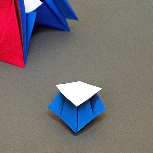 Image similar to Origami Donald Trump