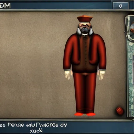 Image similar to in-game screenshot of sigmund freud ps2 game