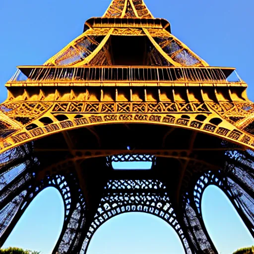 Image similar to the Eiffel Tower in Vatican City