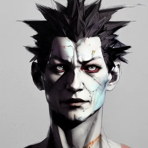 Image similar to realistic portrait of hisoka, dramatic lighting, illustration by Greg rutkowski, yoji shinkawa, 4k, digital art, concept art, trending on artstation