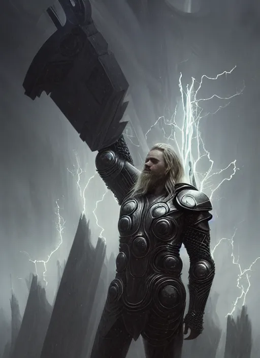 Thor - God of Thunder, an art print by ASTARTES - INPRNT