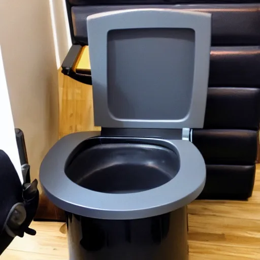 Image similar to gaming chair combined with a toilet