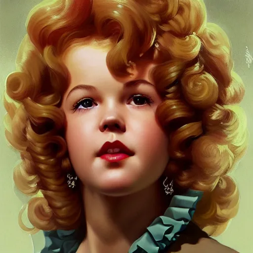 Prompt: portrait of Shirley Temple dreaming about eating hamburgers, extra onions and ketchup, luscious patty with sesame seeds, ethereal, handsome, D&D, fantasy, intricate, elegant, highly detailed, digital painting, artstation, concept art, matte, sharp focus, illustration, art by Artgerm and Greg Rutkowski and Alphonse Mucha