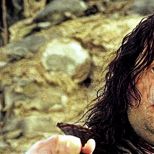 Prompt: Danny devito as Aragorn in lord of the rings