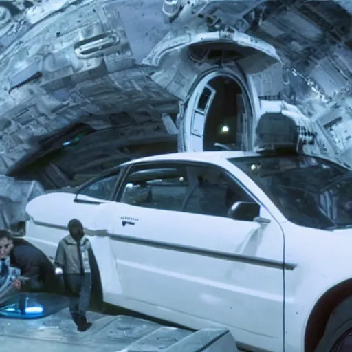 Image similar to millennium falcon car commercial