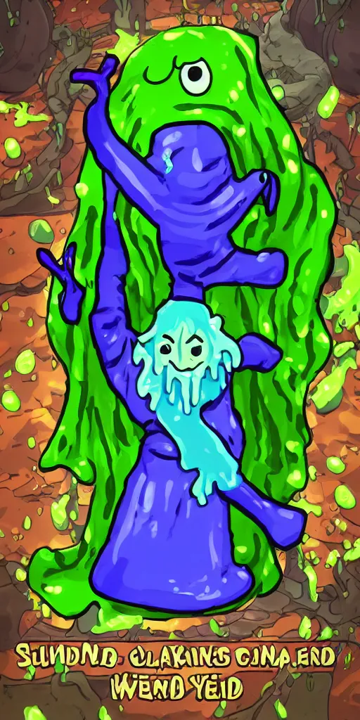 Image similar to Slime wizard