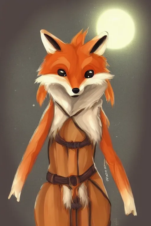 Image similar to a pretty medieval anthropomorphic fox with a fluffy tail, comic art, trending on furaffinity, cartoon, kawaii, backlighting, furry art!!!, cool shading, concept art