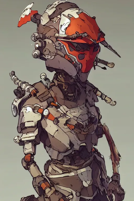 Image similar to combination suit armor aloy horizon forbidden west horizon zero dawn robot ninja mask helmet backpack tribal, art gta 5 comics, official fanart behance hd artstation by jesper ejsing, by rhads, makoto shinkai and lois van baarle, ilya kuvshinov, ossdraws radiating a glowing aura cgi rtx 2 0 2 2