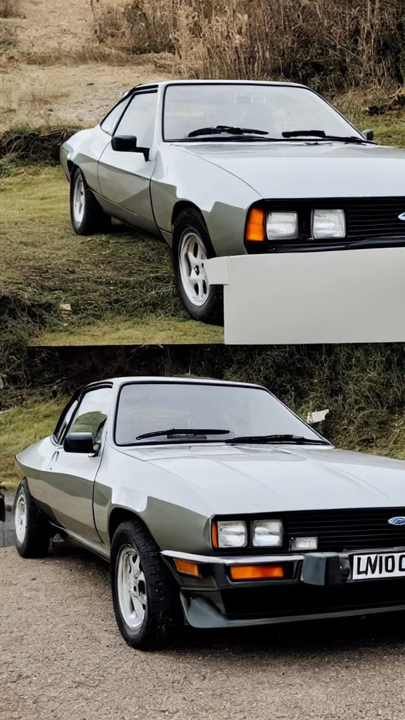 Prompt: a 1 9 8 0 s ford capri