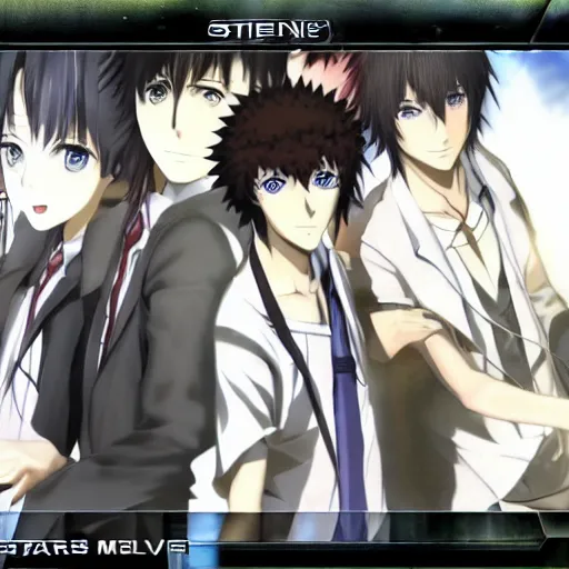 Prompt: screenshot from steins gate