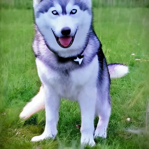 Image similar to irradiated mutated husky