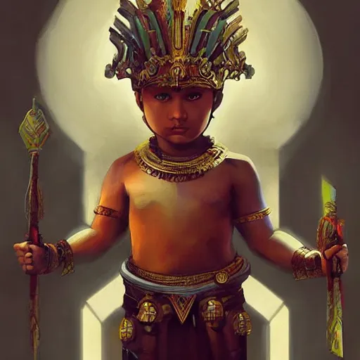 Prompt: “Stunning painting of The ancient boy emperor by concept art, master piece, greeting the people, futuristic decoration, marvel, centered, Artstation HD, 8K Resolution High quality”