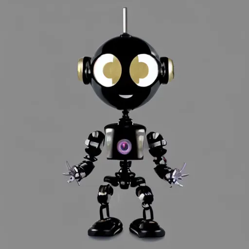 Prompt: art vinyl figure - kid robot style, studio lighting, subsurface diffusion