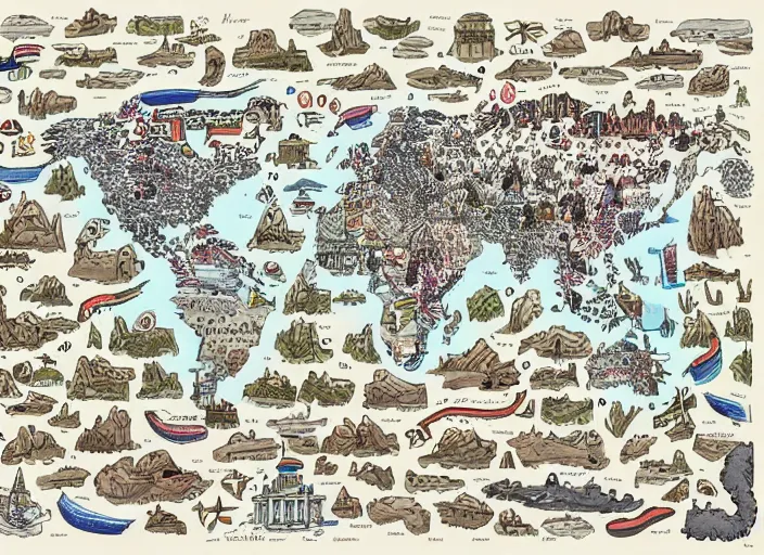 Image similar to a political map of the superstates that rule earth in the year 3 0 0 0, by mattias adolfsson, beautiful composition, amazing details, digital painting