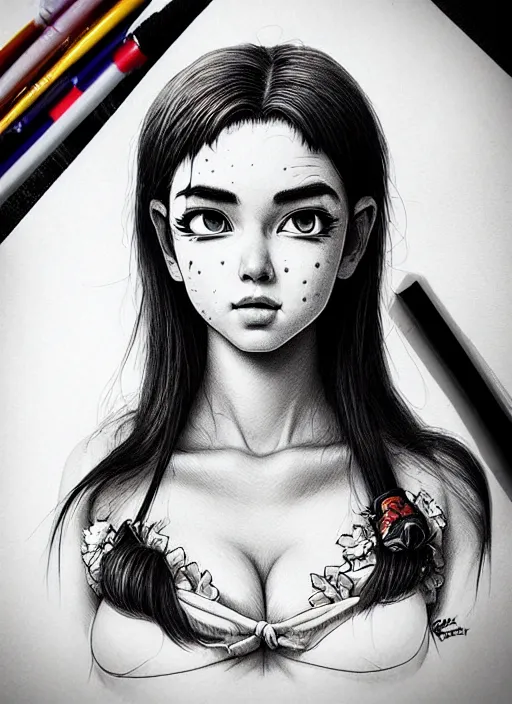 Image similar to highly detailed portrait of bulma, photographic realistic background, by jose torres, by royal jafarov, by dustin hobert, by joe fenton, by kaethe butcher, trending on instagram, award winning details