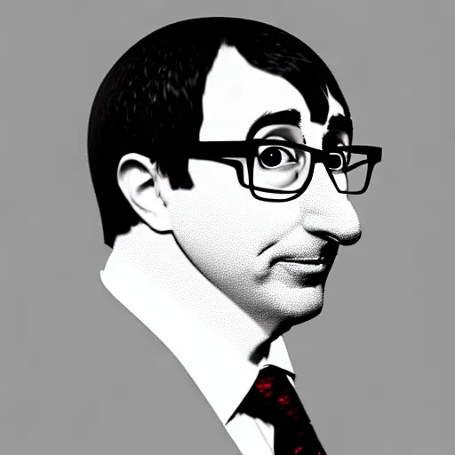 Image similar to john oliver as a bird fursona, furry, digital art