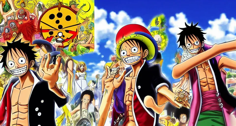 Image similar to the two complementary forces that make up all aspects and phenomena of life, from One piece