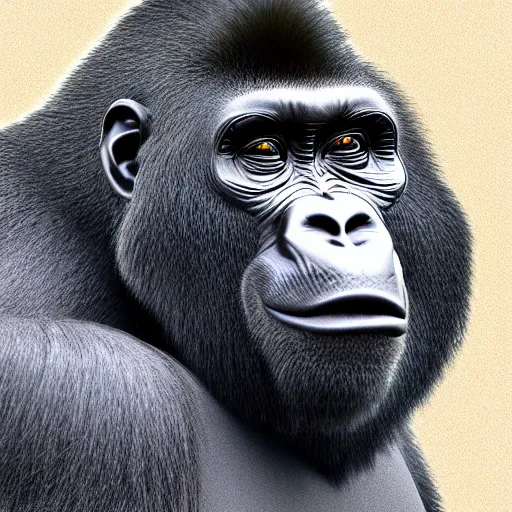 Prompt: Gorilla College Mascot, photorealistic —height 1024 —width 1024