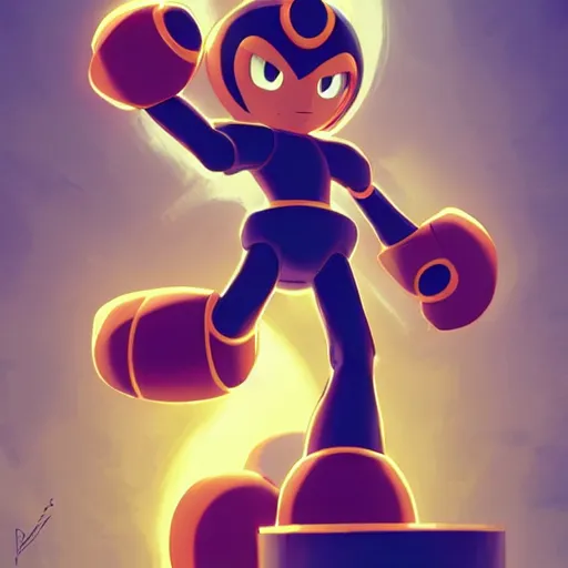 Image similar to face icon stylized minimalist mega man, loftis, cory behance hd by jesper ejsing, by rhads, makoto shinkai and lois van baarle, ilya kuvshinov, rossdraws global illumination