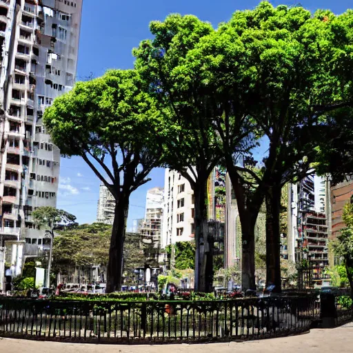 Image similar to ciudad jardin, buenos aires