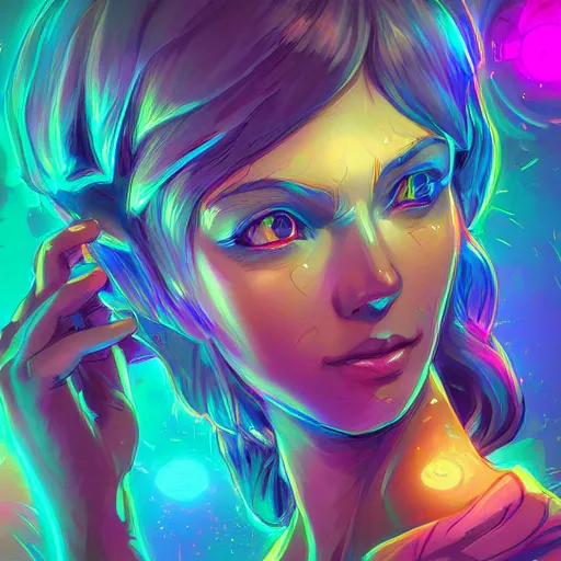 Image similar to skill magic deepdream radiating a glowing aura stuff loot legends stylized digital illustration video game icon artstation lois van baarle, ilya kuvshinov, rossdraws,