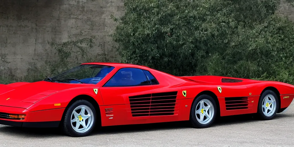 Image similar to “2022 Ferrari Testarossa”