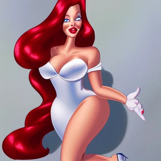 Image similar to Jessica rabbit in real life